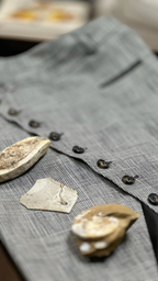 FUSTĂ PARTE PESTE PARTE DIN STOFĂ DE LÂNĂ 