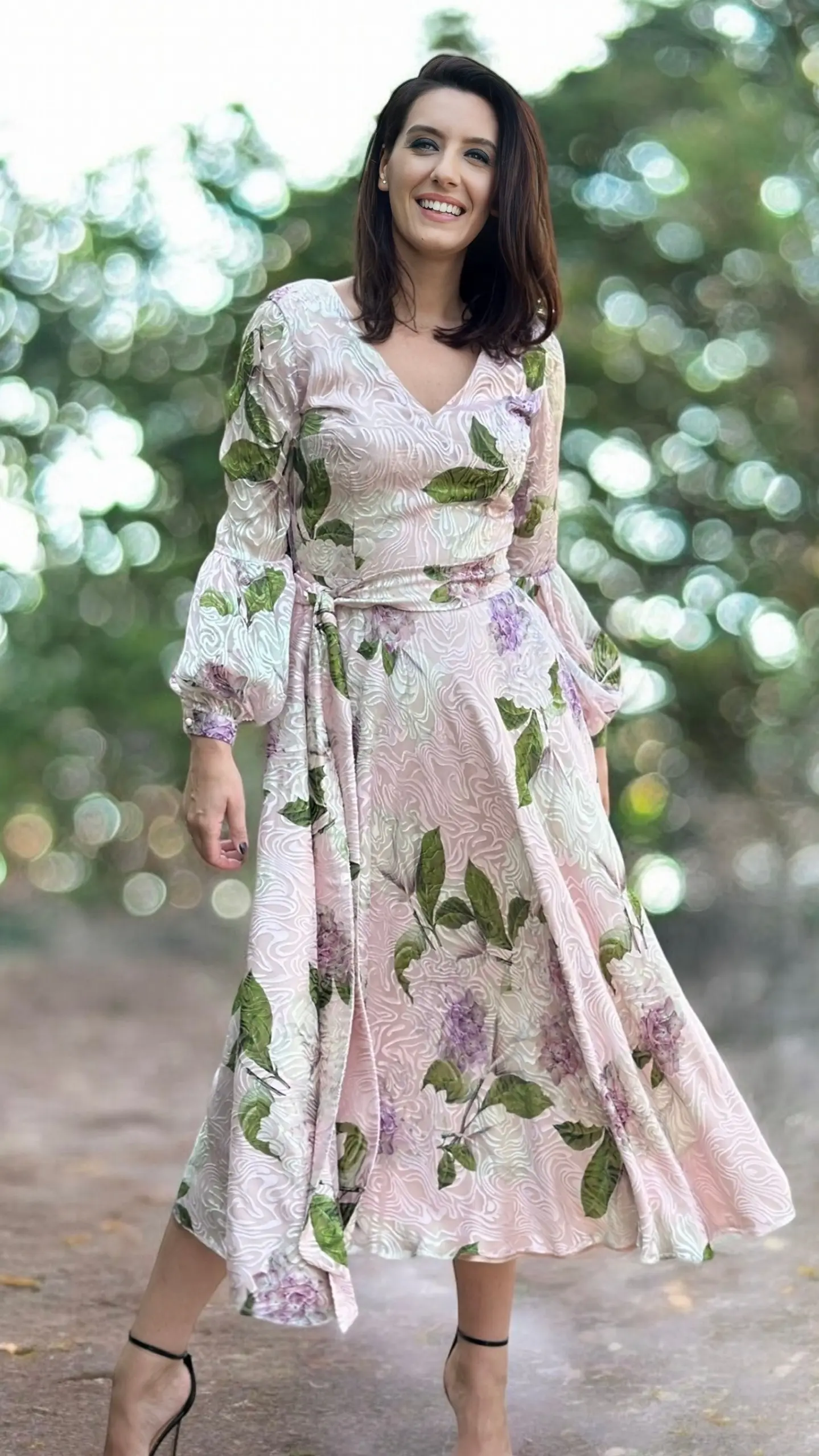 ROCHIE DIN VOAL DE MĂTASE NATURALĂ DEVORE 