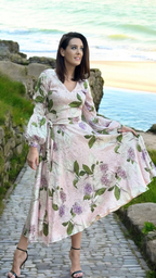 ROCHIE DIN VOAL DE MĂTASE NATURALĂ DEVORE 