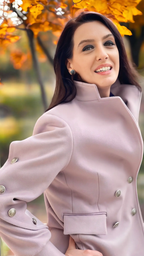 JACHETĂ LILA DESCHIS DIN CAȘMIR ȘI LÂNĂ 