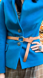 JACHETĂ DIN STOFĂ TURCOAZ 