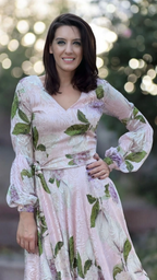 ROCHIE DIN VOAL DE MĂTASE NATURALĂ DEVORE 