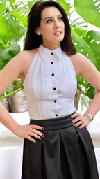 ROCHIE LUNGĂ DIN TAFTA ȘI BUMBAC 