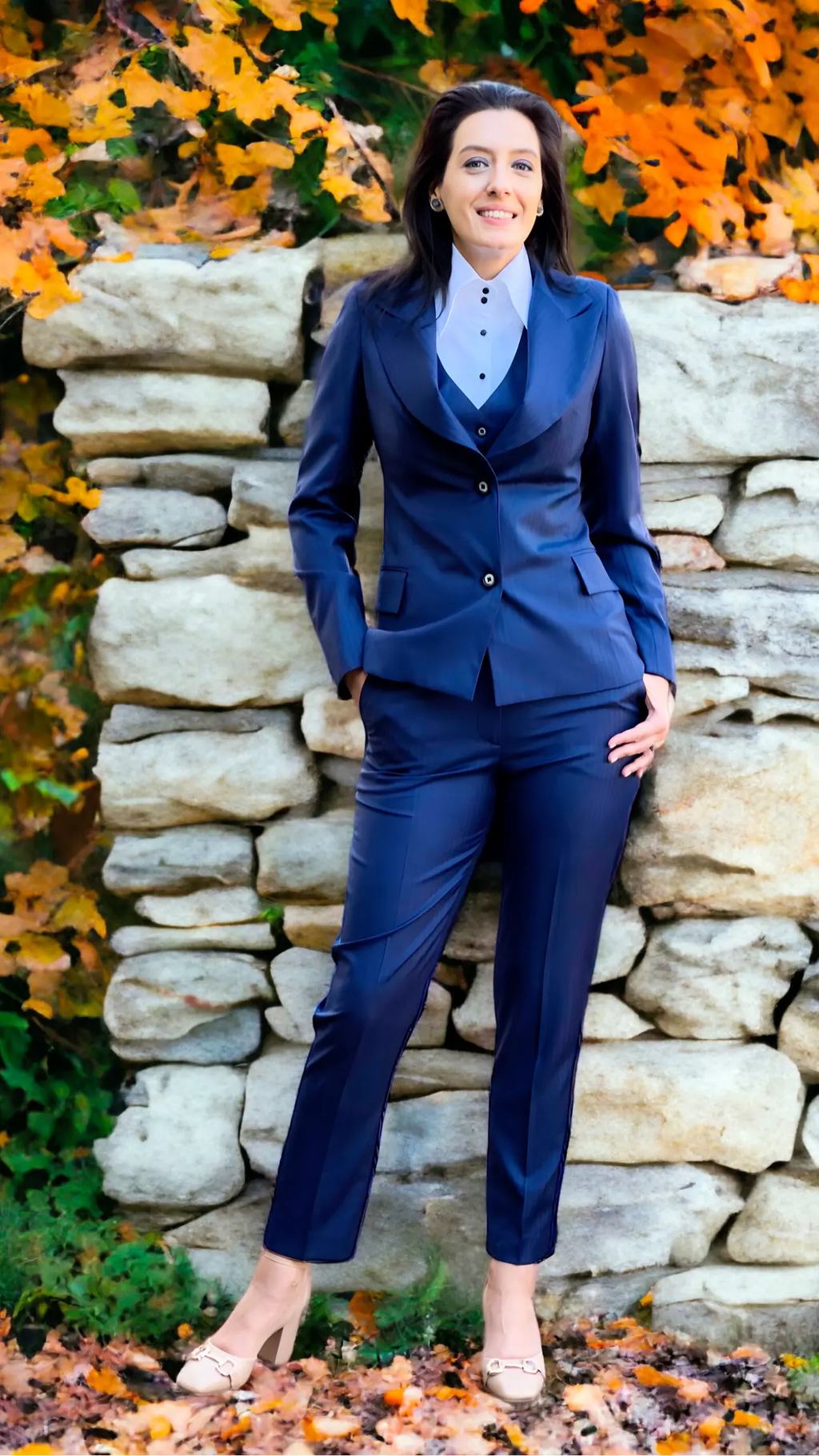 COSTUM DIN STOFĂ SCABAL BLEUMARIN 