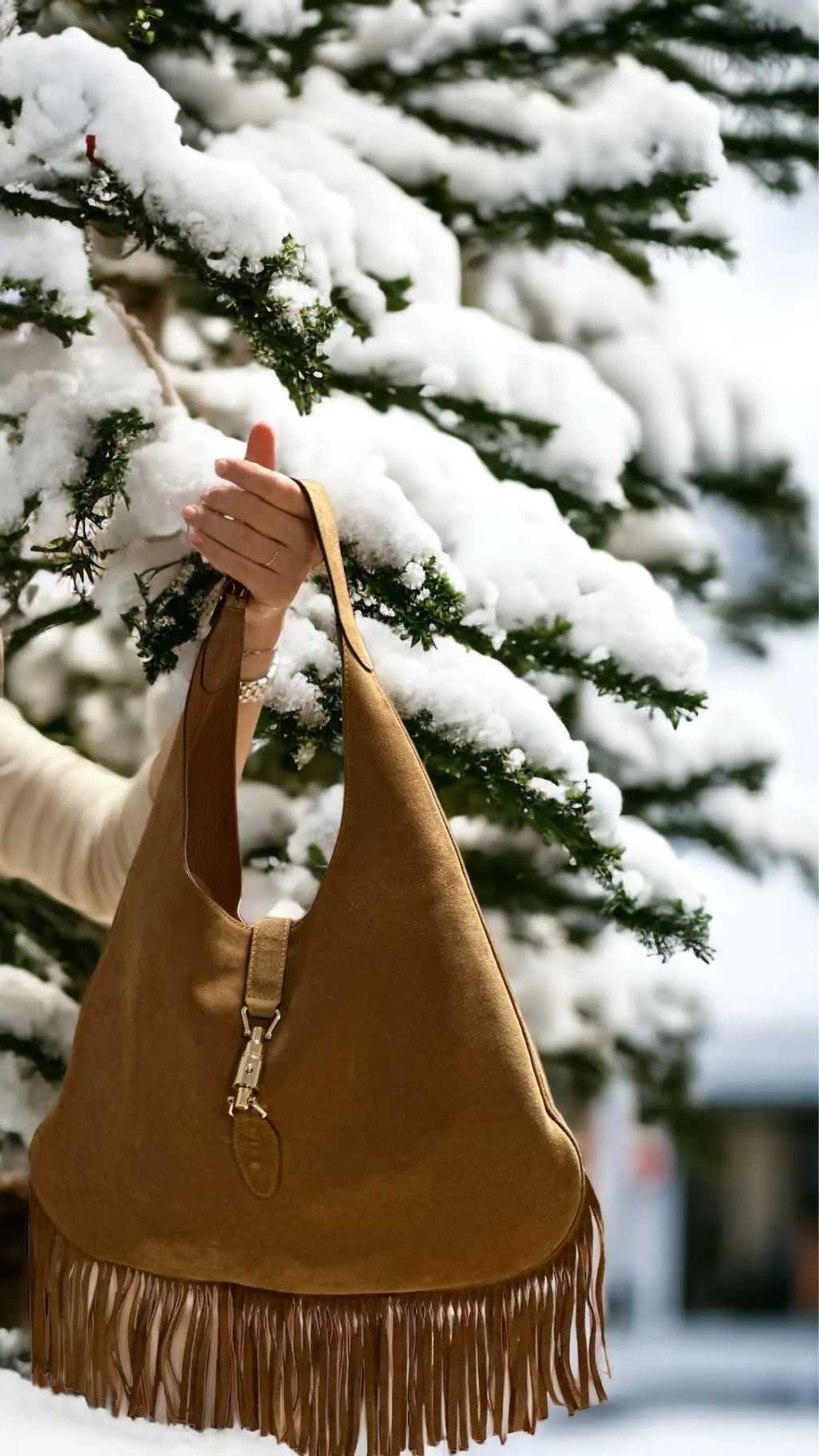 FUSTĂ PARTE PESTE PARTE DIN STOFĂ DE LÂNĂ 