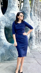 ROCHIE DIN STOFĂ DE CAȘMIR ȘI LÂNĂ 